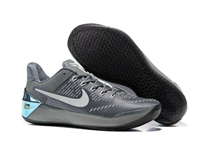 Nike Kobe AD Gray White Blue Basketball Shoes